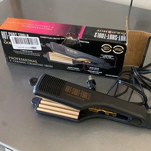 Professional 2 inch ceramic crimping iron